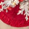 Glitzhome® Deluxe Velvet Ruffled Christmas Tree Skirt